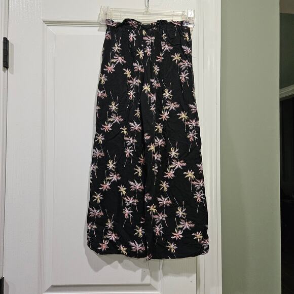 Art Class Girl's Size S (6/7) Palm Tree Print Wide Leg Pants - Picture 2 of 7